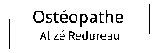 Logo de Alizé Redureau, ostéopathe à Cadaujac (33140)